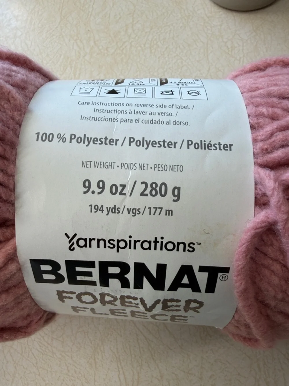 Bernat Forever Fleece Rose Hip